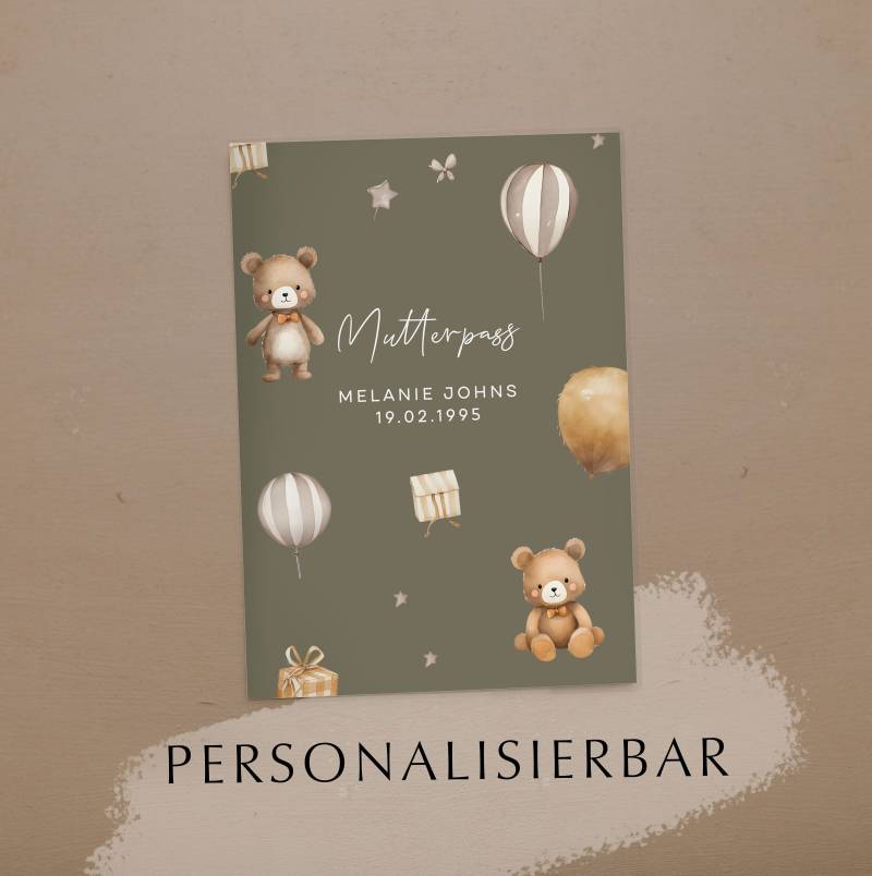 Mutterpass Hülle Personalisiert Molly Olive von NORDEULE