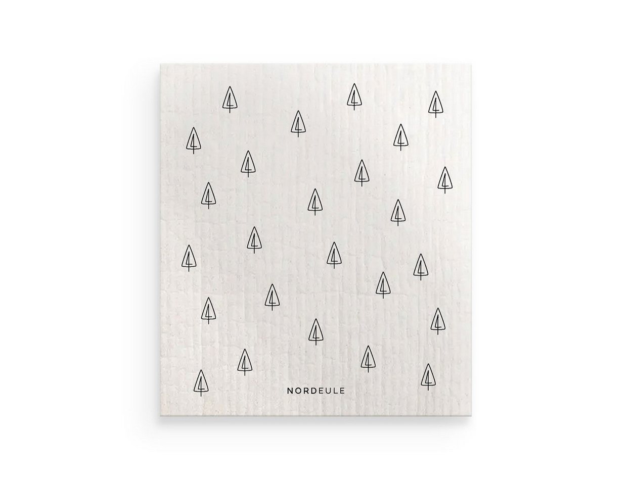 NORDEULE Schwammtuch Tanne No.2 im 3er Set, Reinigungstuch im nordischen Stil, für Glanzmomente im Alltag oder als Geschenk zu Weihnachten von NORDEULE