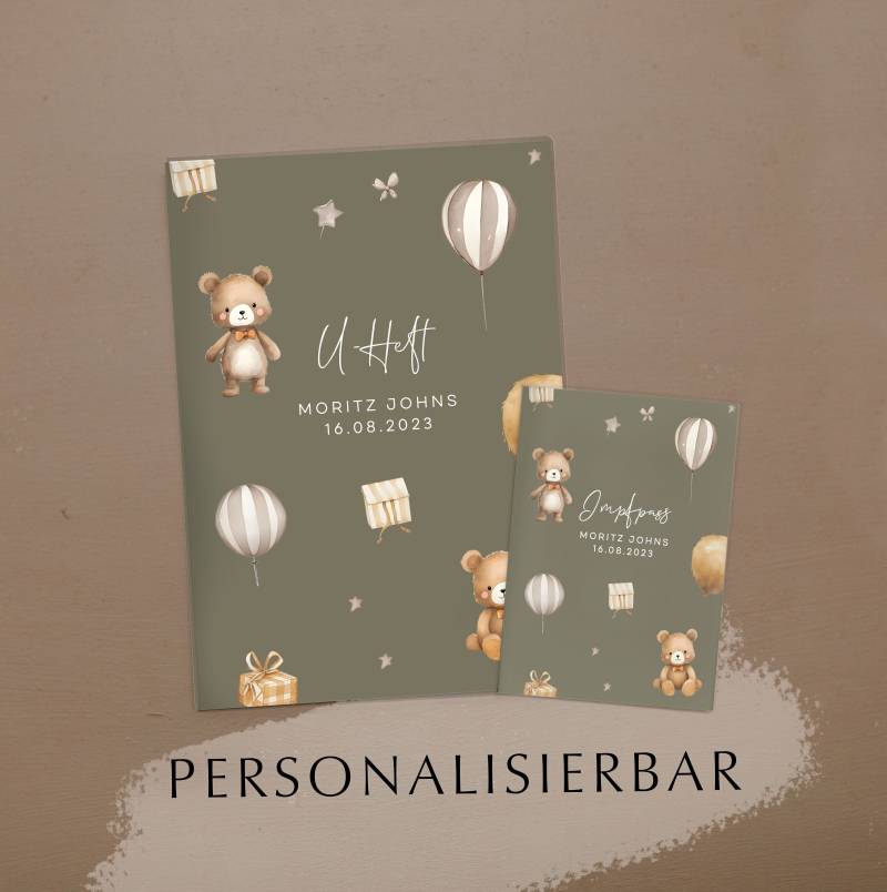 U-Heft Und Impfpass Reisepass Hülle Personalisiert Im Set Molly Olive U-Heft Und Impfpass Reisepass Hülle Personalisiert Im Set Molly Olive von NORDEULE