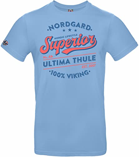 NORDGARD Shirt Superior Wikinger Shirt (M) himmelblau von NORDGARD