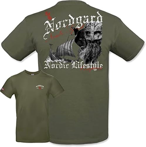 NORDGARD Sommerkollektion 2018 T-Shirt Spirit für SIE und IHN (XL, Khaki) von NORDGARD