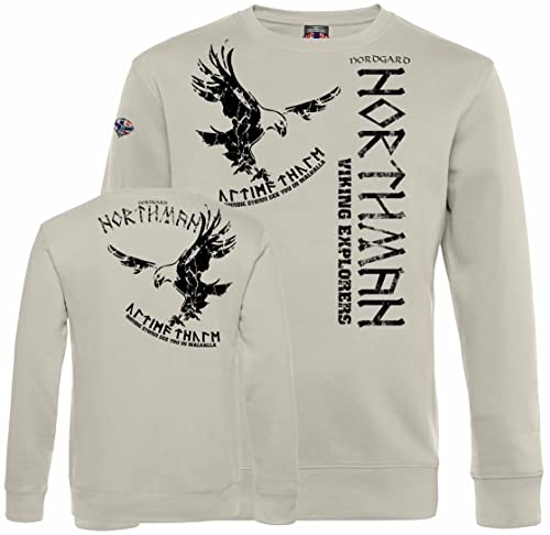 NORDGARD Sweatshirt Northman 2 (as3, Alpha, s, Regular, Regular, Kreide) von NORDGARD