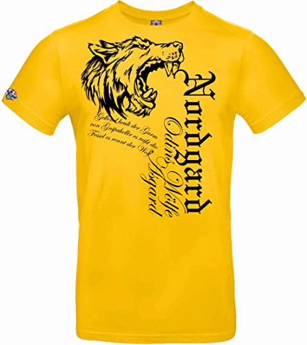 NORDGARD Viking Shirt Fenrir (gelb, S) von NORDGARD