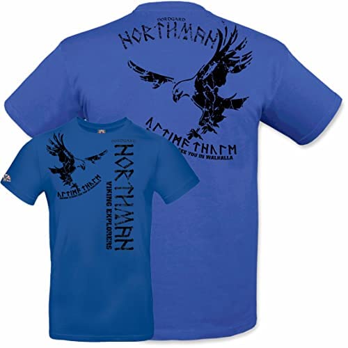 NORDGARD Viking Shirt Northman 2" (3 XL) blau von NORDGARD