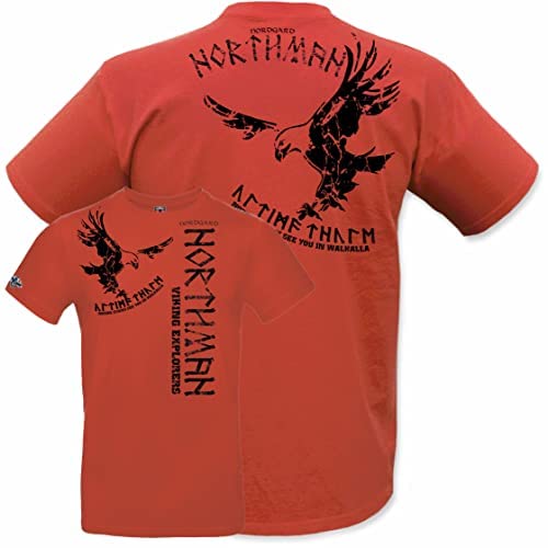 NORDGARD Viking Shirt Northman 2" (3 XL) rot von NORDGARD