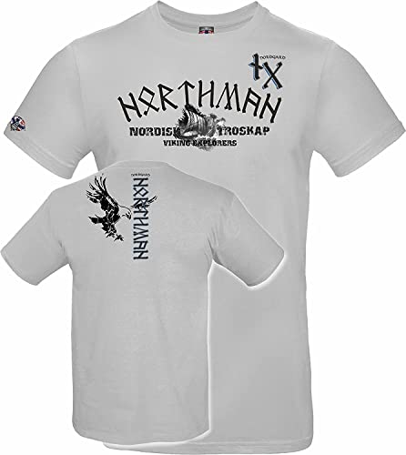 NORDGARD Viking Shirt Northman TROSKAP (L) hellgrau von NORDGARD