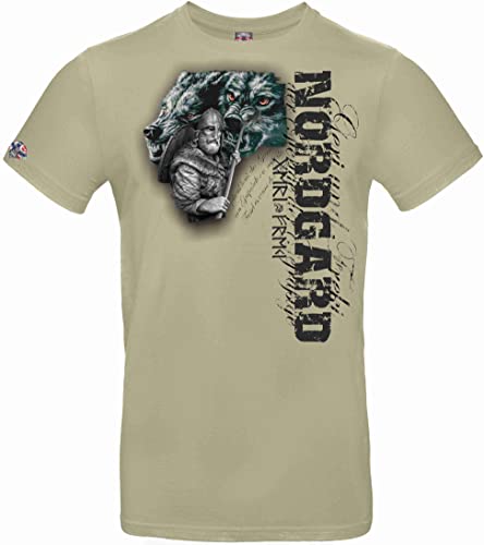 NORDGARD Viking T Shirt GERI (XL, Sand) von NORDGARD