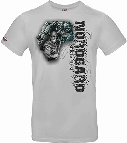 NORDGARD Viking T Shirt GERI XL, hellgrau von NORDGARD