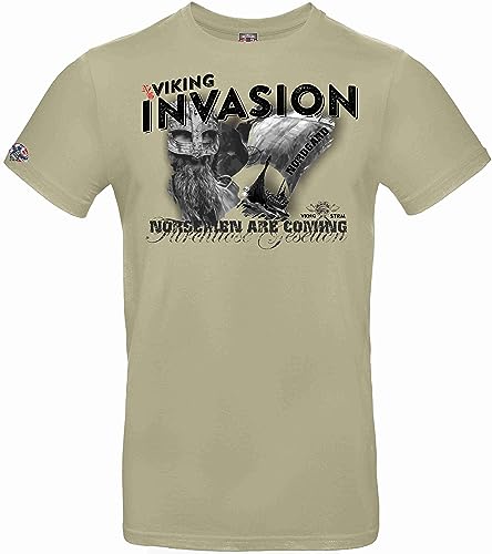 NORDGARD Viking T Shirt Norsemen (XXL, Sand) von NORDGARD