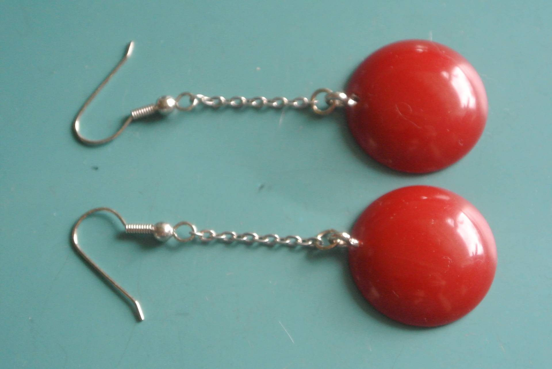 Vintage Bakelit Ohrringe 1940Er Jahre Cabochon von NORDICARTRETRO