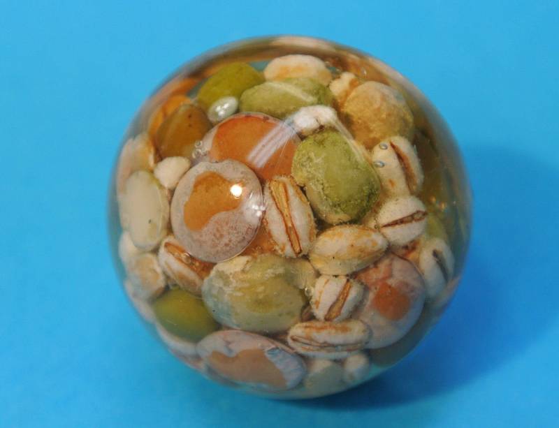 Vintage 1960S Ring Mit Seed Inlay Sammler Band von NORDICARTVINTAGE