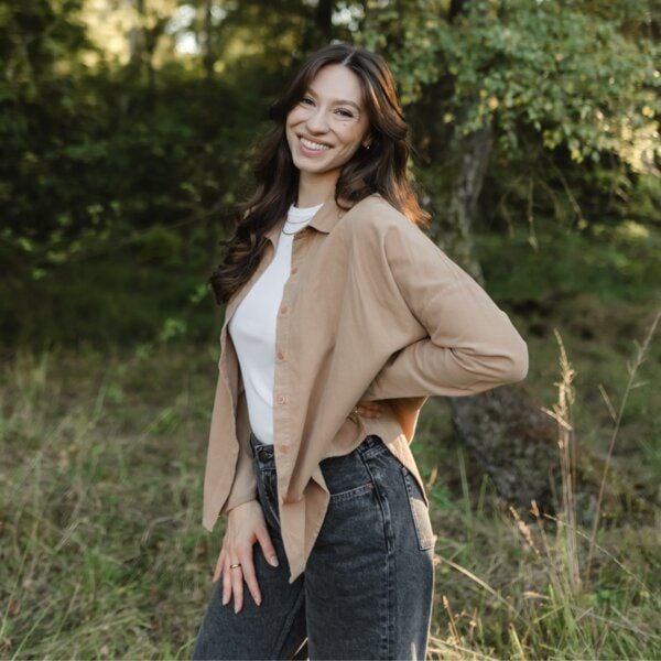 NORDLICHT Cord Bluse Ruby aus 100% Bio-Baumwolle von NORDLICHT