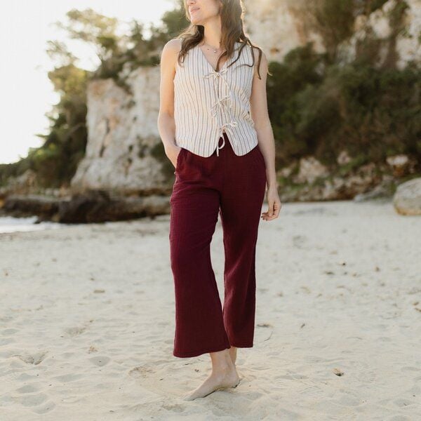NORDLICHT Damen Hose aus Bio-Baumwolle Musselin LEJA von NORDLICHT