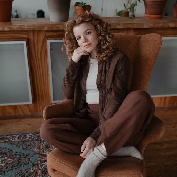 NORDLICHT Damen Hose aus Bio-Baumwolle Musselin LEJA von NORDLICHT