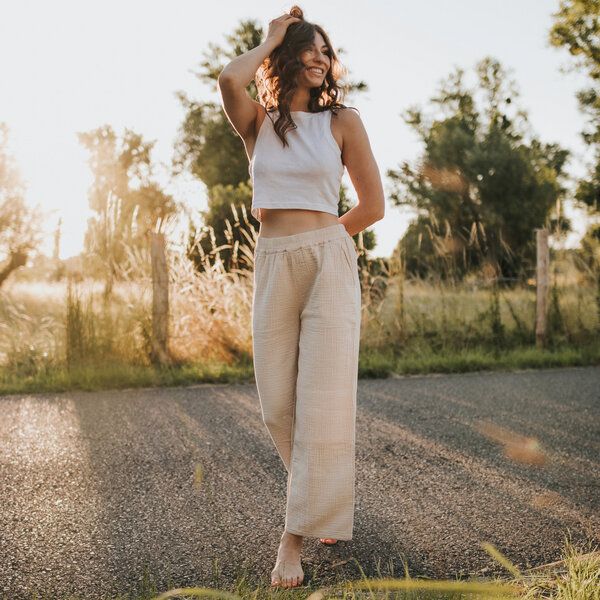 NORDLICHT Damen Hose aus Bio-Baumwolle Musselin LEJA von NORDLICHT