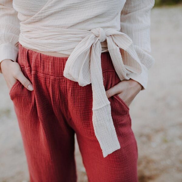 NORDLICHT Damen Hose aus Bio-Baumwolle Musselin LEJA von NORDLICHT