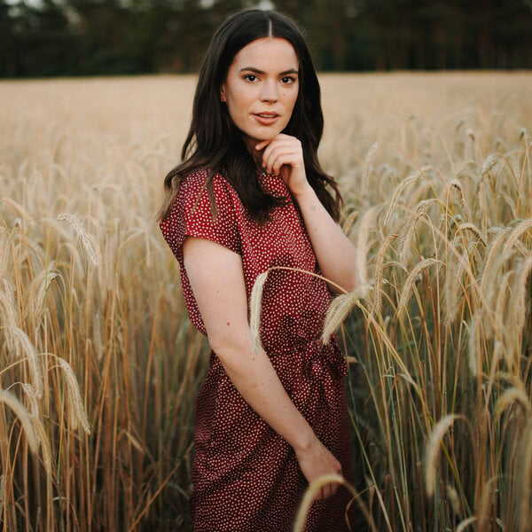 NORDLICHT Damen Kleid aus 100% Bio-Baumwolle ELIN mit Punkten von NORDLICHT