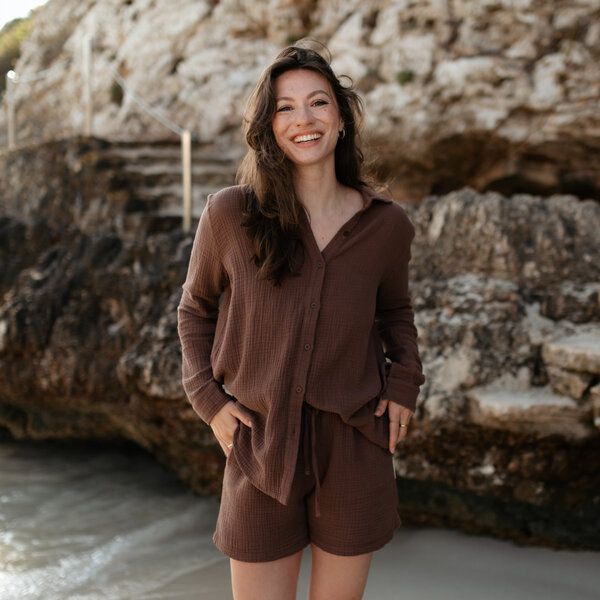 NORDLICHT Damen Musselin Bluse aus 100% Bio-Baumwolle FENJA von NORDLICHT