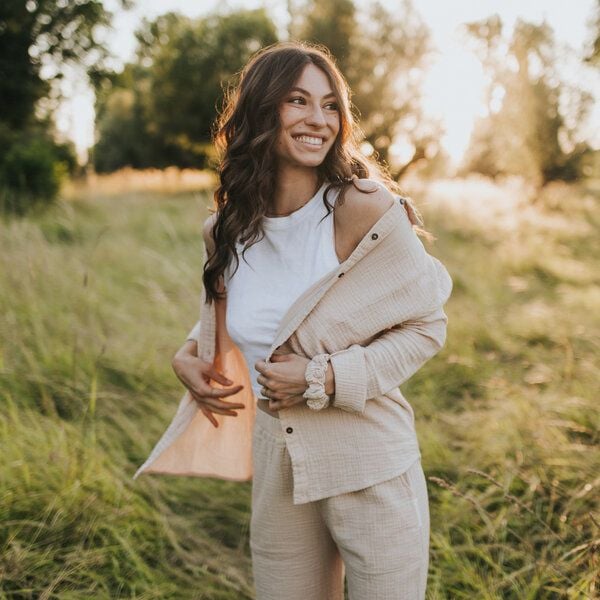 NORDLICHT Damen Musselin Bluse aus 100% Bio-Baumwolle FENJA von NORDLICHT