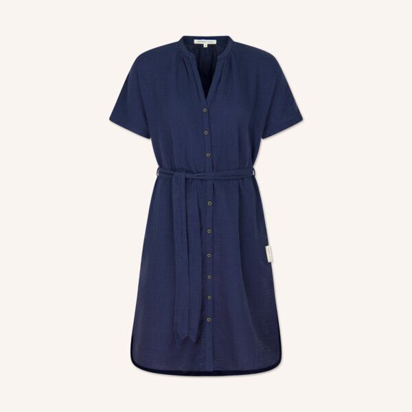 NORDLICHT Damen Musselin Blusen Kleid aus 100% Bio-Baumwolle ELLA von NORDLICHT