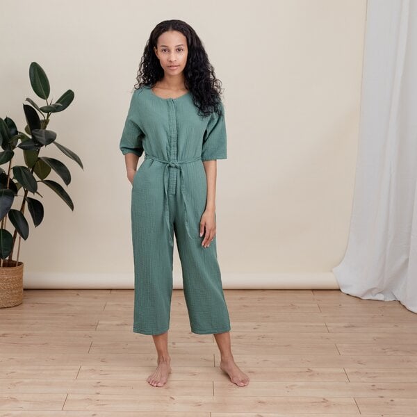 NORDLICHT Damen Musselin Jumpsuit aus Bio-Baumwolle LINN von NORDLICHT