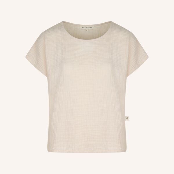 NORDLICHT Damen Musselin T-Shirt Bluse aus 100% Bio-Baumwolle IDA NORDLICHT Damen Musselin T-Shirt Bluse aus 100% Bio-Baumwolle IDA von NORDLICHT