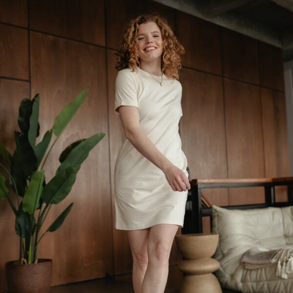 NORDLICHT Damen T-Shirt Kleid Maila | Recycelt von NORDLICHT