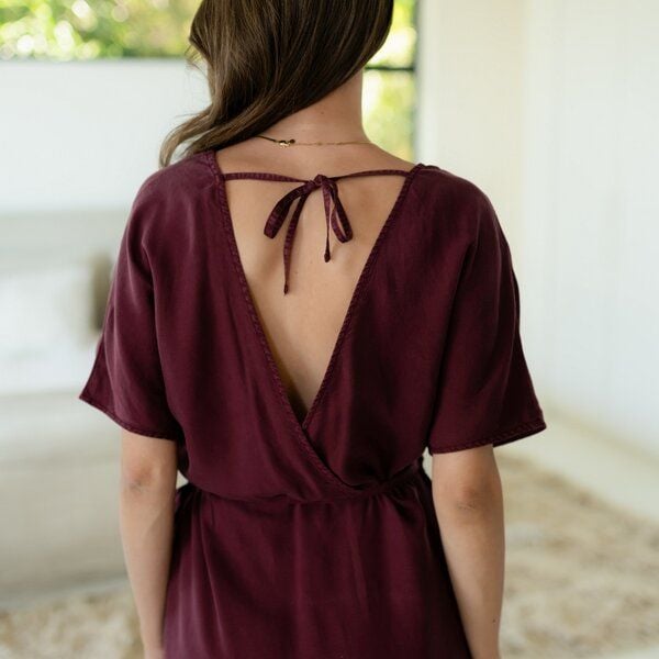 NORDLICHT Damen Wickelkleid Tilda aus 100% Tencel von NORDLICHT