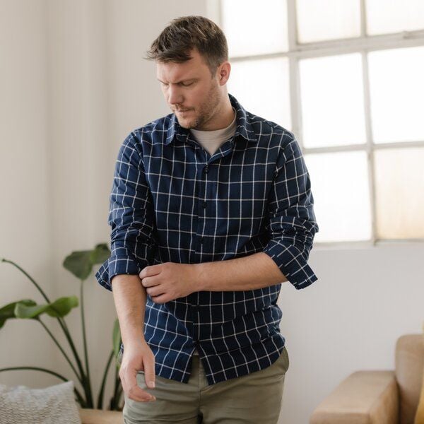 NORDLICHT Herren Flanell Hemd Elis aus 100% Bio-Baumwolle von NORDLICHT