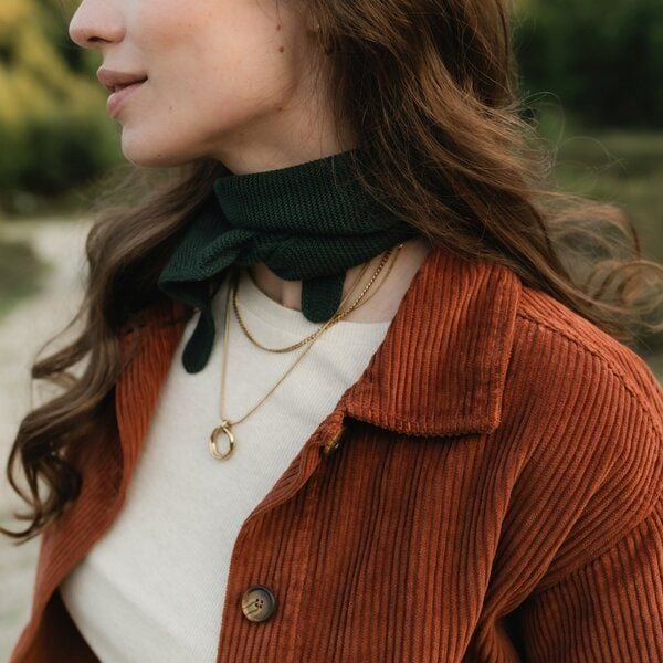 NORDLICHT Mini Strick Schal Sophie aus 100% Baumwolle von NORDLICHT