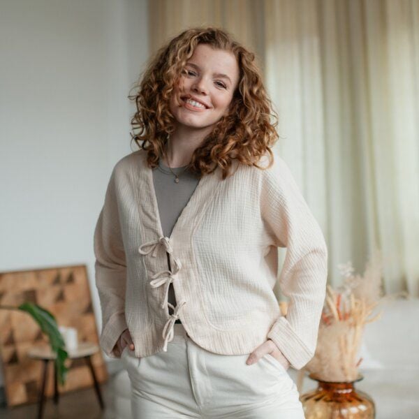 NORDLICHT Musselin Jacke Janne aus 100% Bio-Baumwolle von NORDLICHT