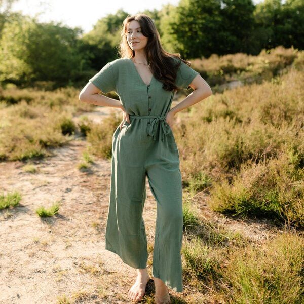 NORDLICHT Musselin Jumpsuit Lara aus Bio-Baumwolle von NORDLICHT