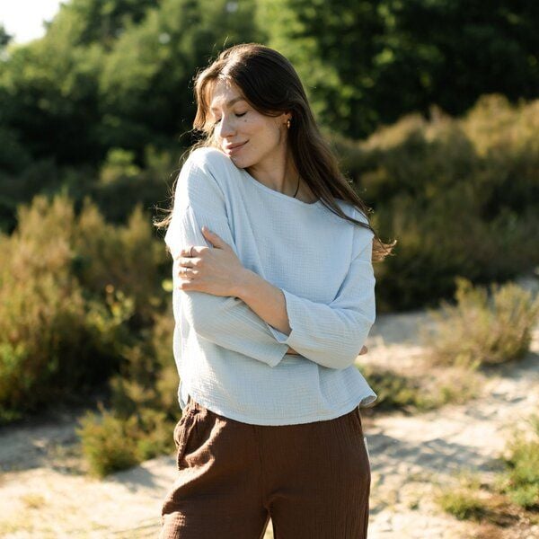 NORDLICHT Musselin Longsleeve Ilvy aus 100% Bio-Baumwolle von NORDLICHT
