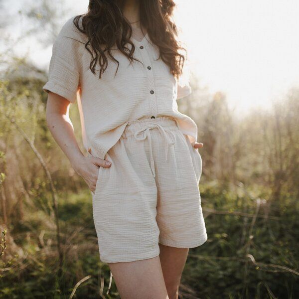 NORDLICHT Musselin Shorts aus 100% Bio-Baumwolle LEJA von NORDLICHT