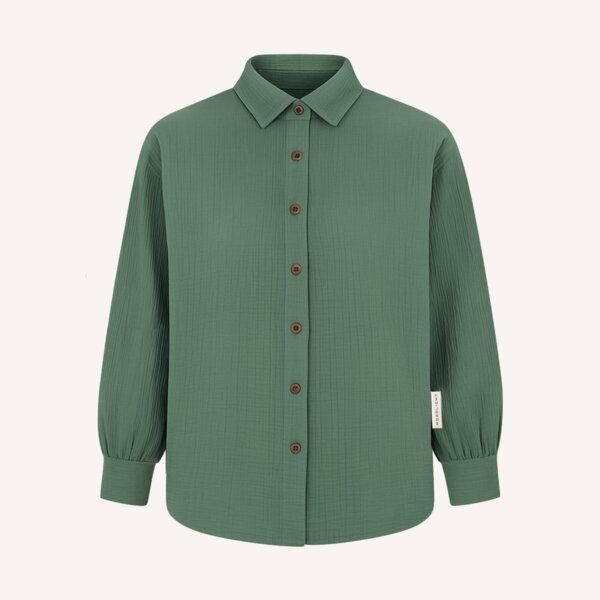 NORDLICHT Oversize Musselin Bluse Falla aus 100% Bio-Baumwolle NORDLICHT Oversize Musselin Bluse Falla aus 100% Bio-Baumwolle von NORDLICHT