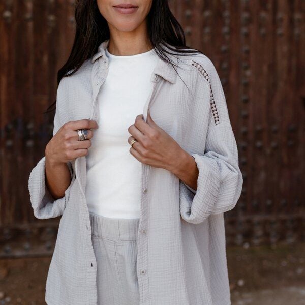 NORDLICHT Oversize Musselin Bluse Mia aus 100% Bio-Baumwolle von NORDLICHT