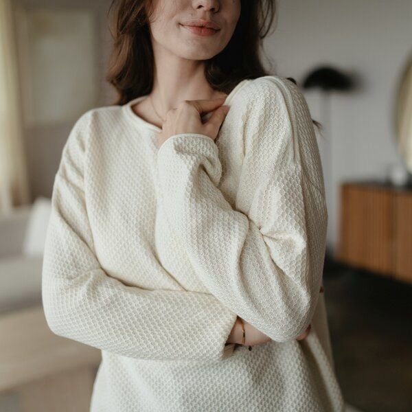 NORDLICHT Pullover mit Struktur Viola von NORDLICHT