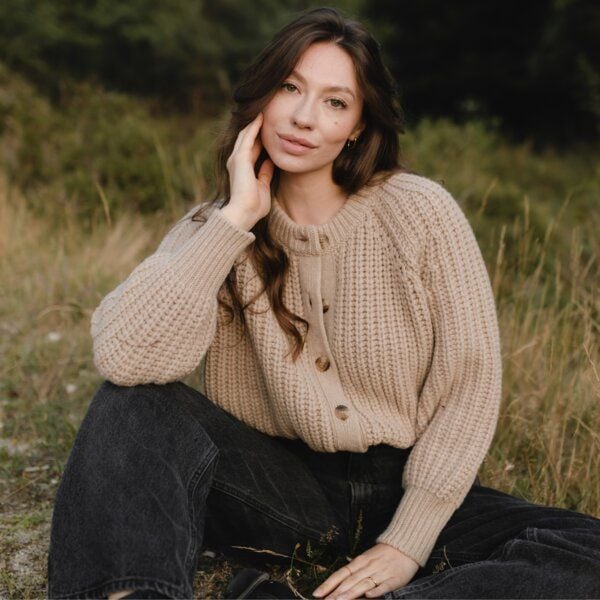 NORDLICHT Strickjacke Mette aus 100% recycelter Wolle von NORDLICHT