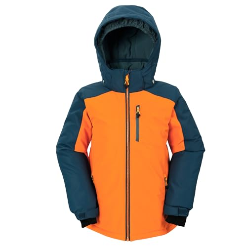 NORDOIS POUTINE Jungen Schneejacke Abnehmbare Kapuze Skijacke Extra Wärme Wintermantel von NORDOIS