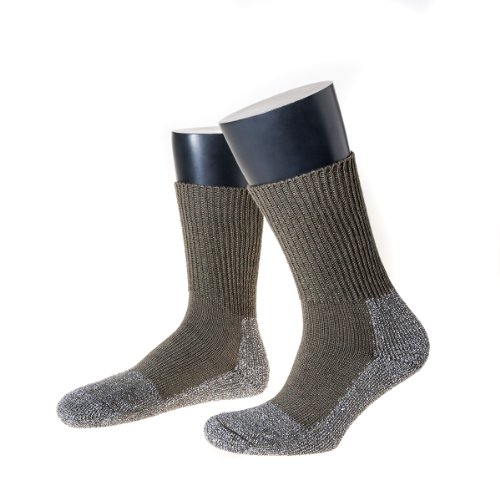NORDPOL kurze Funktionssocke F2 (Gr. 45-47/Grün) – Made in Germany und Öko-Tex zertifiziert – Komfortabel, Langlebig und Ideal für Arbeit oder Freizeit – 60% hochwertige Schurwolle von NORDPOL-Strümpfe