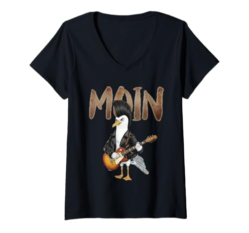 Damen NORDSEE Liebe T-Shirt mit V-Ausschnitt von NORDSEE LIEBE DESIGNS