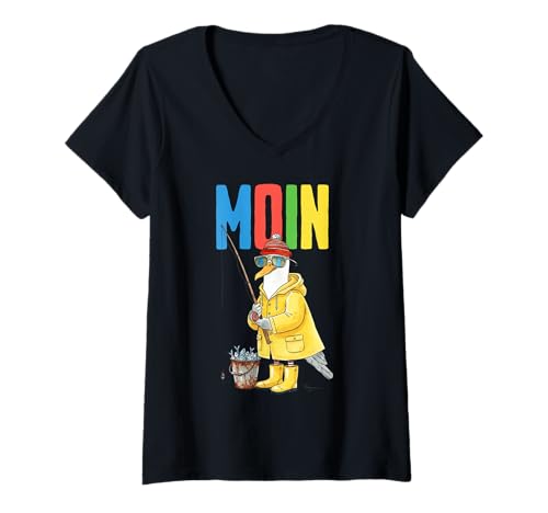 Damen NORDSEE Liebe T-Shirt mit V-Ausschnitt Damen NORDSEE Liebe T-Shirt mit V-Ausschnitt von NORDSEE LIEBE DESIGNS