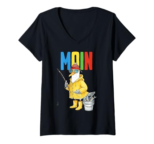 Damen NORDSEE Liebe T-Shirt mit V-Ausschnitt Damen NORDSEE Liebe T-Shirt mit V-Ausschnitt von NORDSEE LIEBE DESIGNS