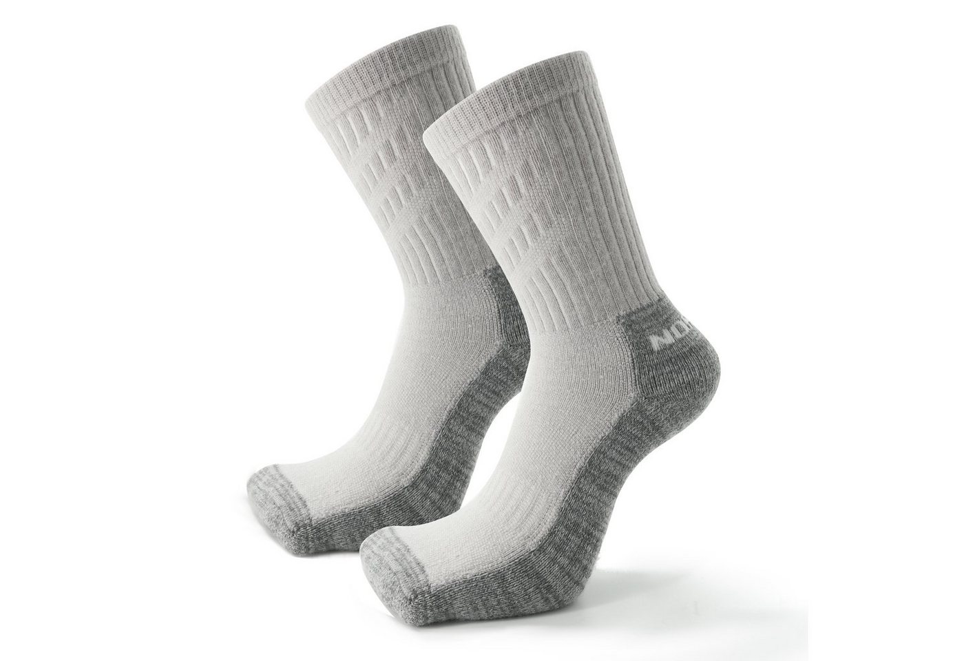 NORDSOX Wandersocken Premium Merino Wolle Premium für Damen & Herren (2-Paar) Klimaregulierend & sehr weich & atmungsaktiv von NORDSOX