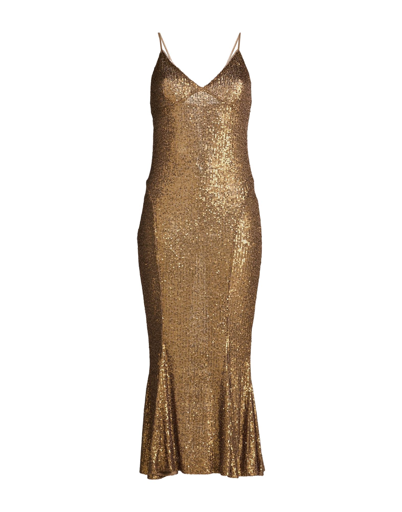 NORMA KAMALI Maxi-kleid Damen Bronze NORMA KAMALI Maxi-kleid Damen Bronze von NORMA KAMALI
