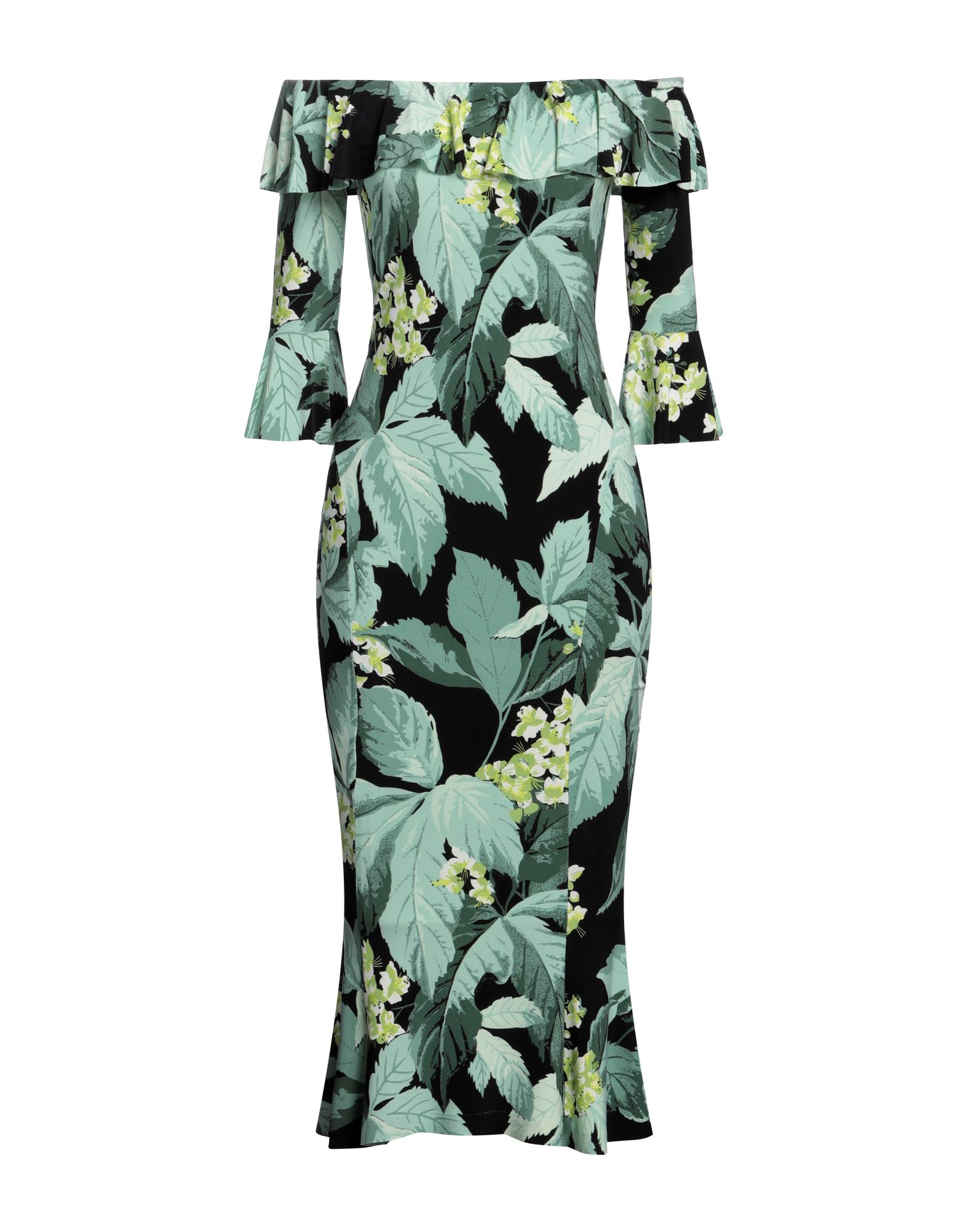 NORMA KAMALI Midi-kleid Damen Säuregrün NORMA KAMALI Midi-kleid Damen Säuregrün von NORMA KAMALI