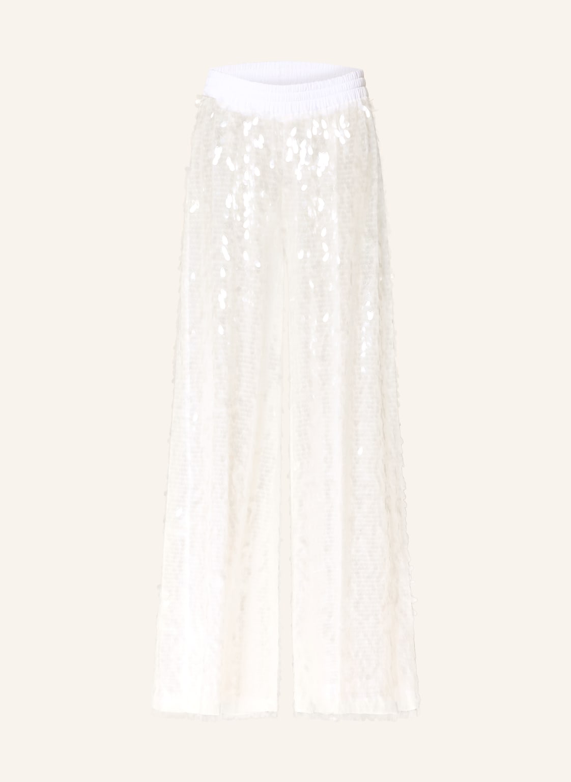 Norma Kamali Hose Mit Pailletten weiss von NORMA KAMALI