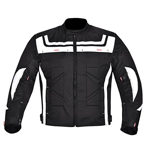 NORMAN Motorradjacke, Motorrad, Biker, wasserdichte Jacken, winddicht, Ganzkörper-Schutzausrüstung, gepanzert, Herbst, Sommer, Winter, für Herren, weiß, 3XL NORMAN Motorradjacke, Motorrad, Biker, wasserdichte Jacken, winddicht, Ganzkörper-Schutzausrüstung, gepanzert, Herbst, Sommer, Winter, für Herren, weiß, 3XL von NORMAN