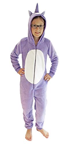 Mädchen Jumpsuit Overall Onesie Schlafanzug in niedlichen Tier Motiven - 291 467 97 606, Größe:116, Farbe:Einhorn von Normann