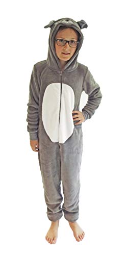 Mädchen Jumpsuit Overall Onesie Schlafanzug in niedlichen Tier Motiven - 291 467 97 606, Größe:164, Farbe:Hund von Normann